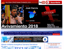 Tablet Screenshot of iglesiasamaria.org